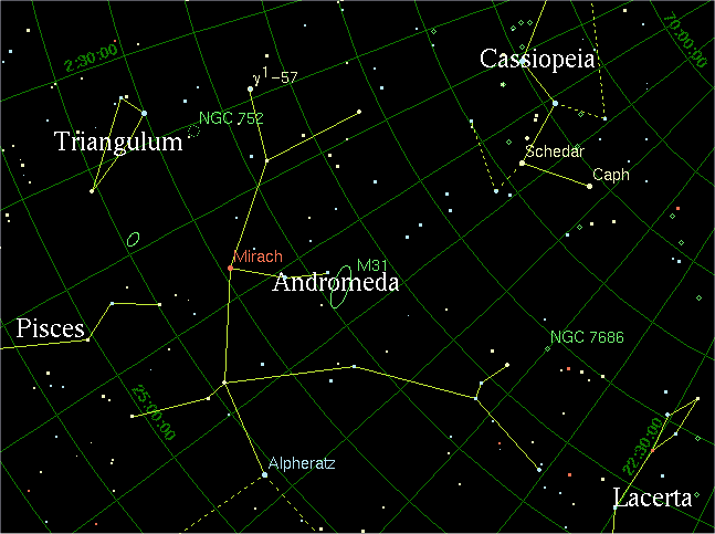 andromeda constellation